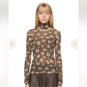 NANUSHKA Hanny Floral Turtleneck XXS